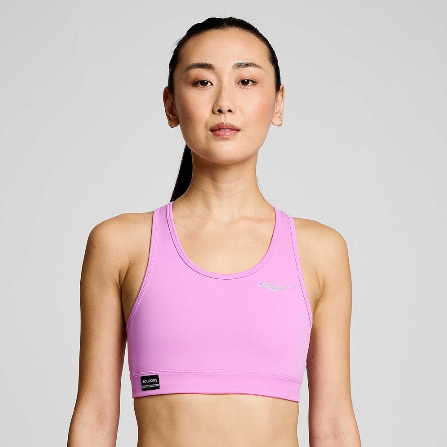 Women Saucony Bras | Women'S Fortify Bra Grape