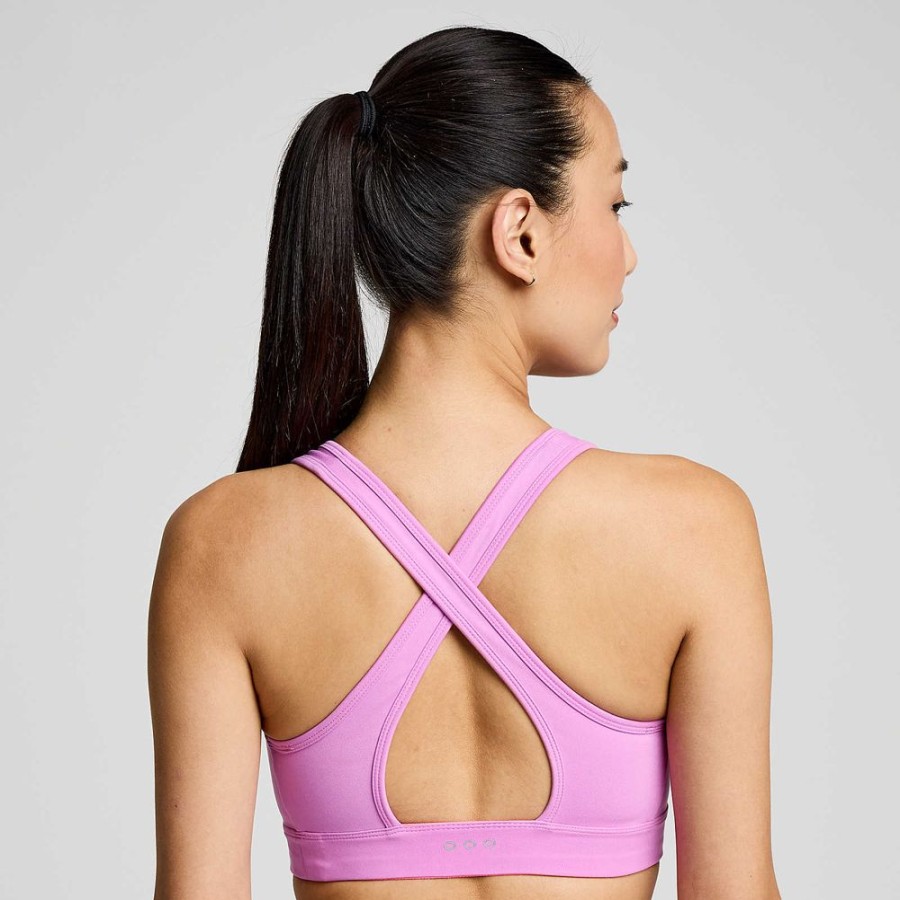 Women Saucony Bras | Women'S Fortify Bra Grape