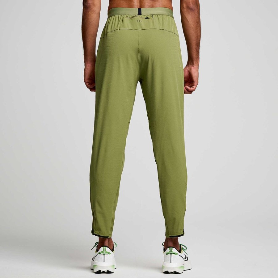 Men Saucony Bottoms | Men'S Boston Woven Pant Glade