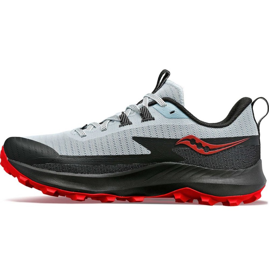 Men Saucony Running | Men'S Peregrine 13 Vapor / Poppy