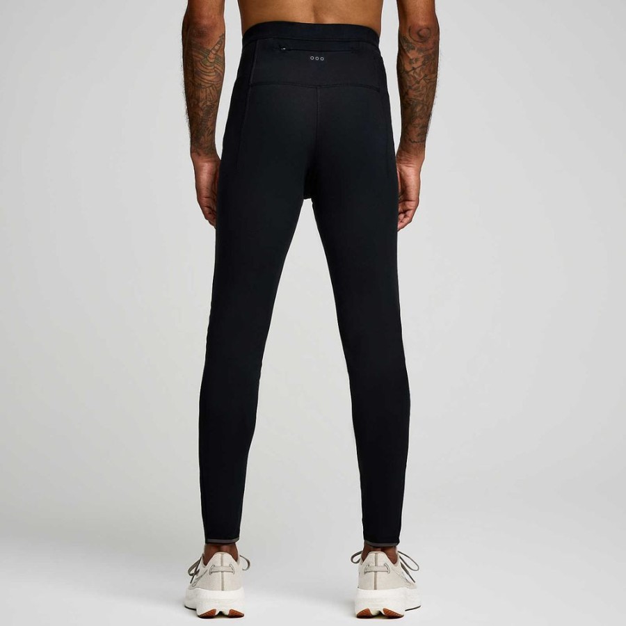 Men Saucony Bottoms | Men'S Solstice Tight Black