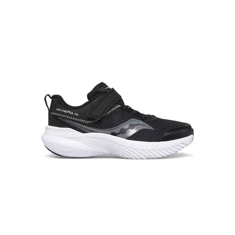 Kids Saucony Boys | Big Kid'S Kinvara 14 A/C Sneaker Black / Grey