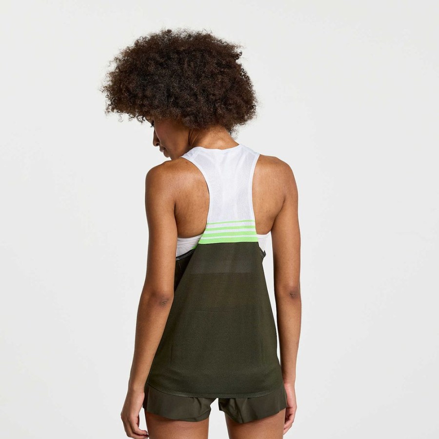 Women Saucony Tops | Women'S Elite Singlet Umbra