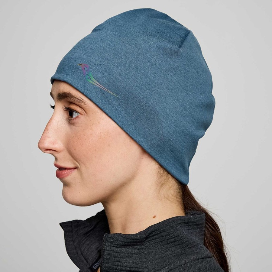 Women Saucony Accessories | Solstice Beanie Murk Heather