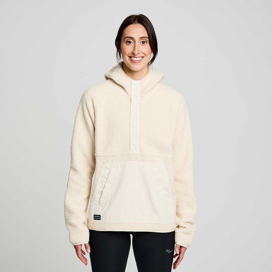 Men Saucony Jackets | Recovery Sherpa Pullover Linen