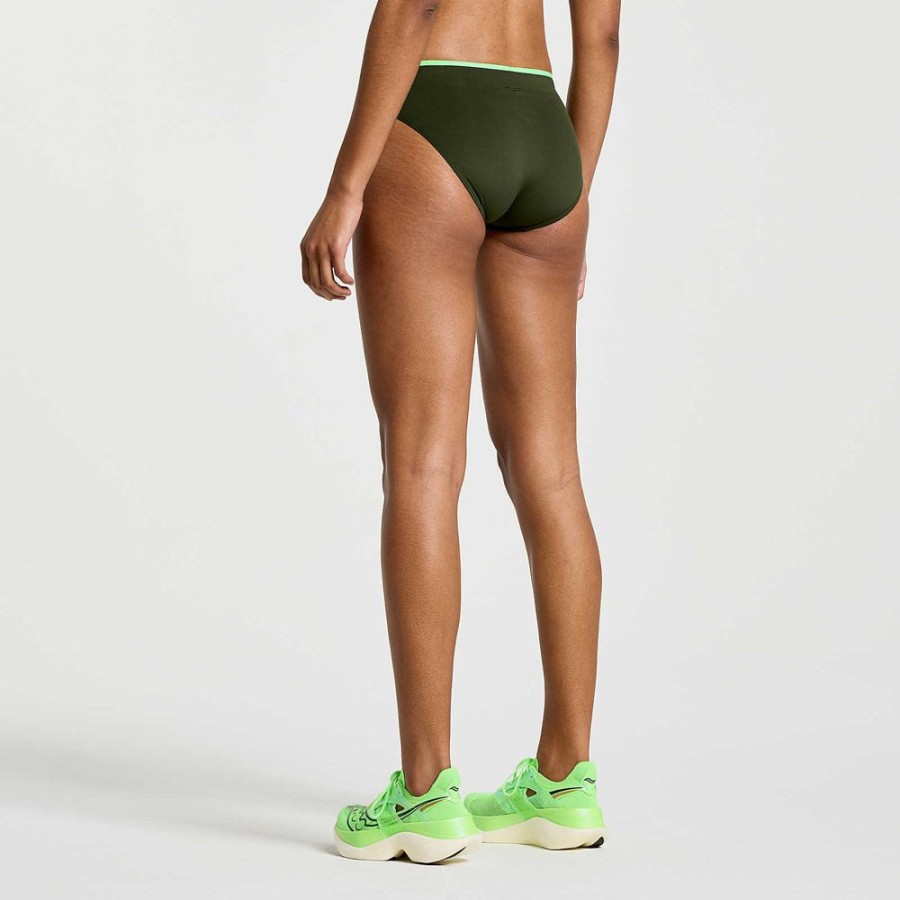 Women Saucony Bottoms | Women'S Elite Brief Short Umbra