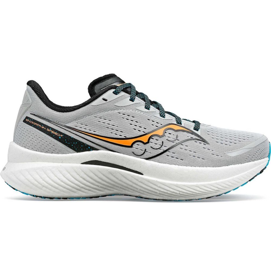 Men Saucony Running | Men'S Endorphin Speed 3 Concrete / Vizi