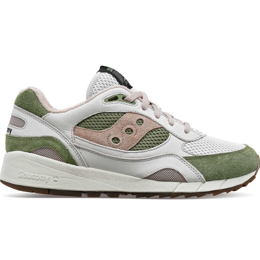 Men Saucony Lifestyle | Shadow 6000 Unplugged Grey / Green