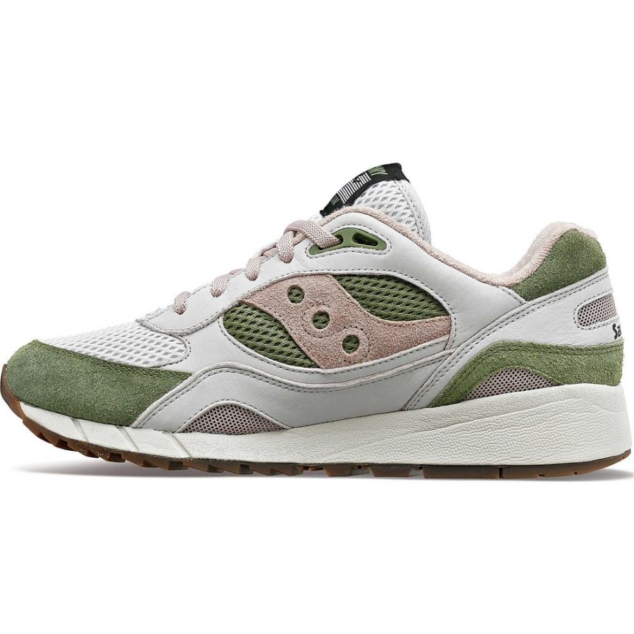 Men Saucony Lifestyle | Shadow 6000 Unplugged Grey / Green