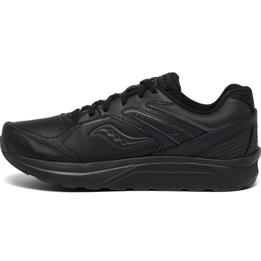 Men Saucony Wide Widths | Men'S Echelon Walker 3 Extra Wide Black