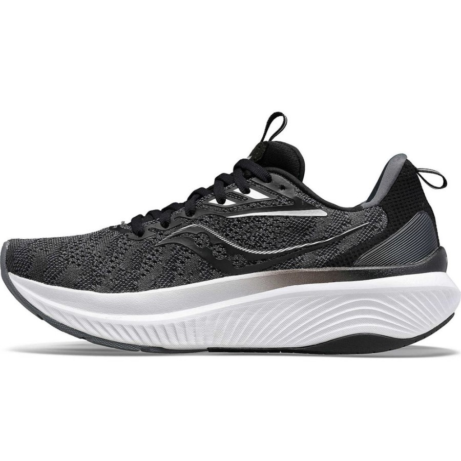 Men Saucony Wide Widths | Men'S Echelon 9 Wide Black / White