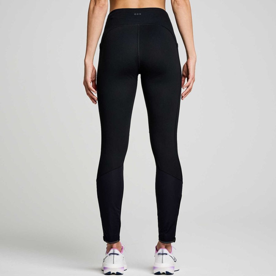 Women Saucony Bottoms | Runshield Tight Black