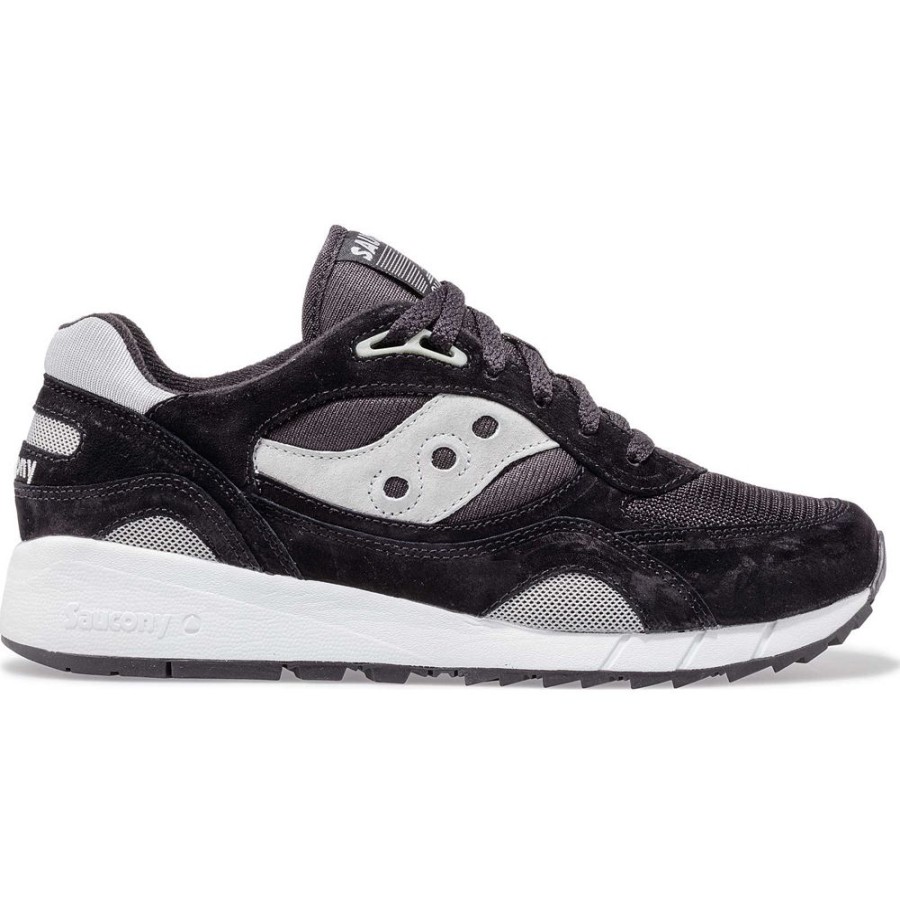 Men Saucony Lifestyle | Shadow 6000 Black / Silver