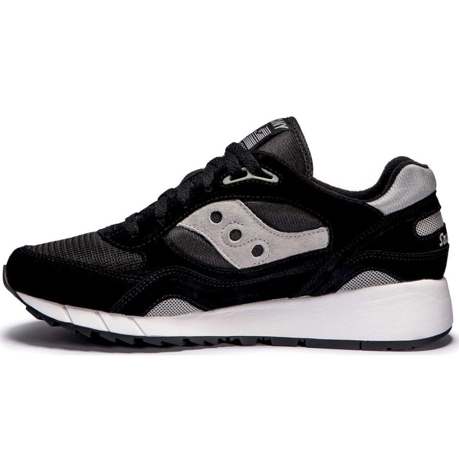 Men Saucony Lifestyle | Shadow 6000 Black / Silver