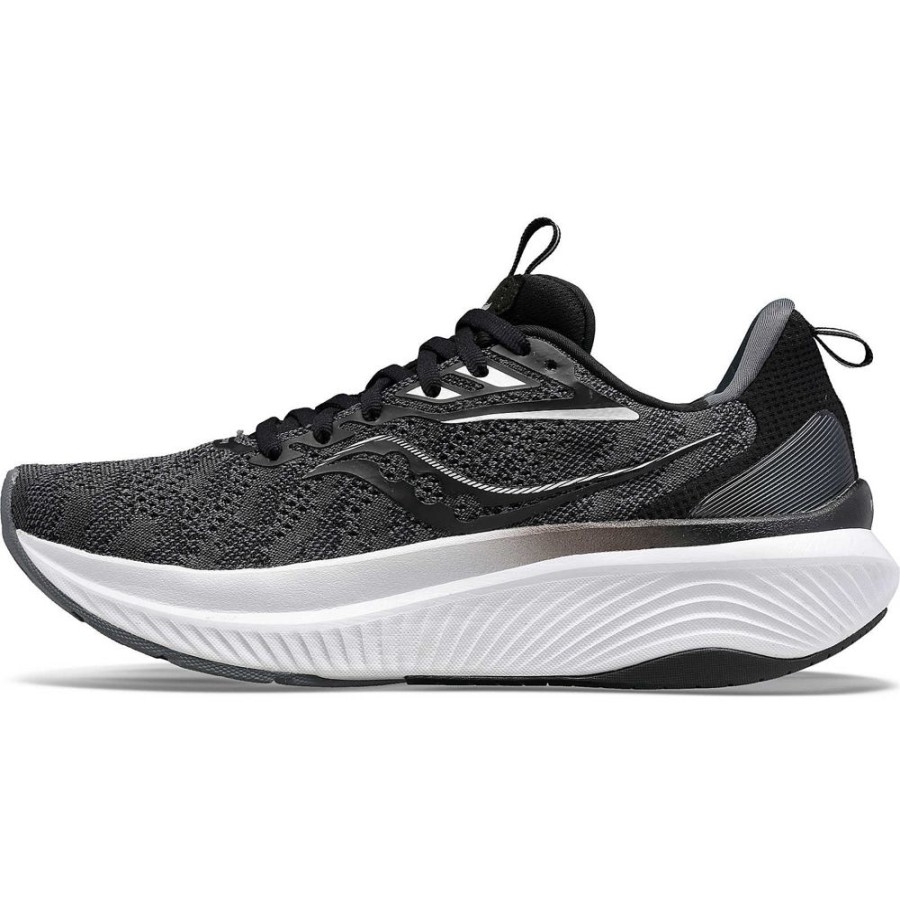 Men Saucony Running | Men'S Echelon 9 Extra Wide Black / White