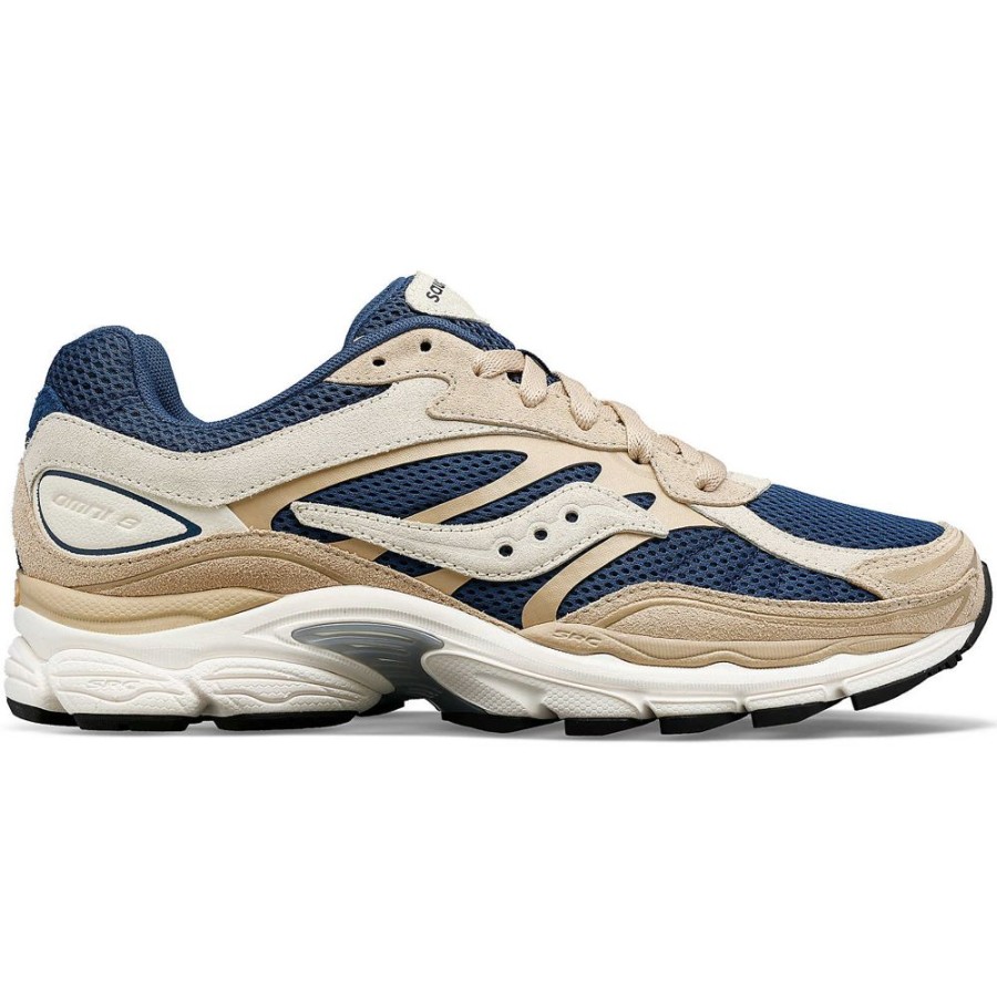 Men Saucony Lifestyle | Progrid Omni 9 Premium Beige / Blue