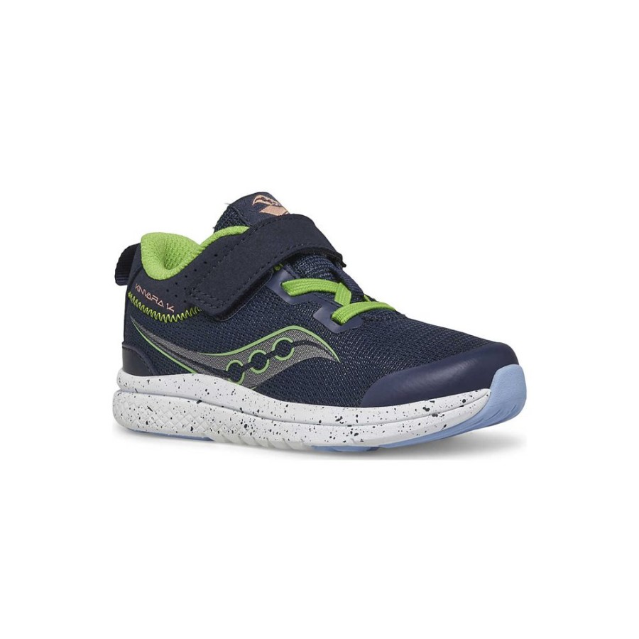 Kids Saucony Boys | Little Kid'S Kinvara 14 A/C Jr. Sneaker Navy / Green