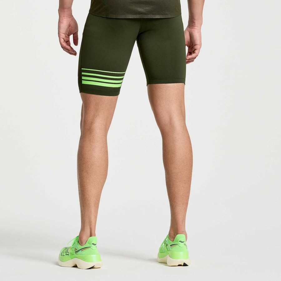 Men Saucony Bottoms | Men'S Elite Tight Short Umbra