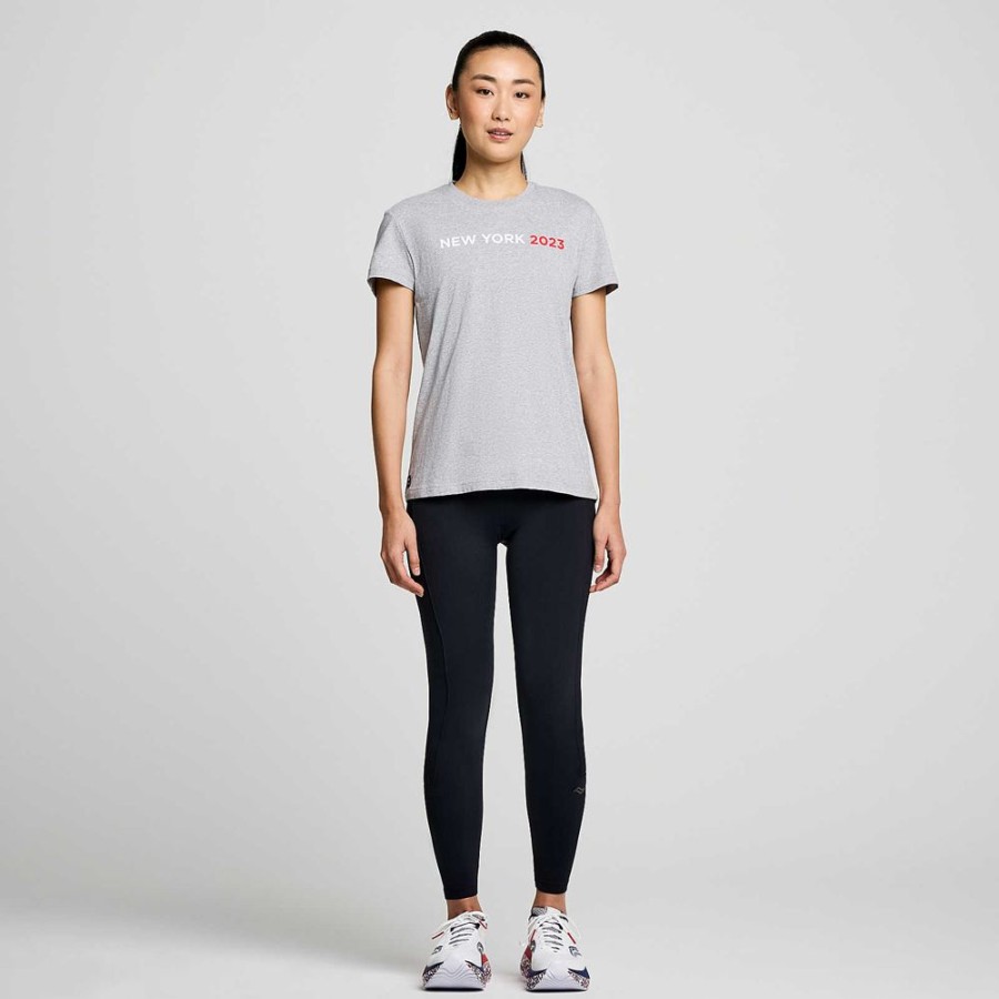 Women Saucony Tops | Women'S New York Rested T-Shirt New York 2023