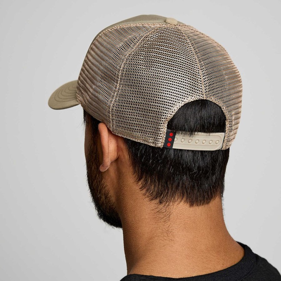 Men Saucony Accessories | Saucony Foamie Trucker Hat Coffee Graphic