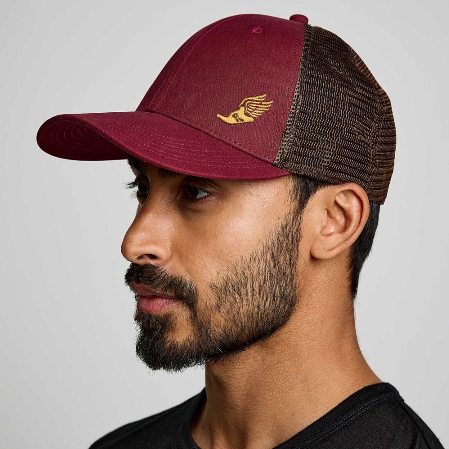 Women Saucony Accessories | Saucony Trucker Hat Sundown Graphic