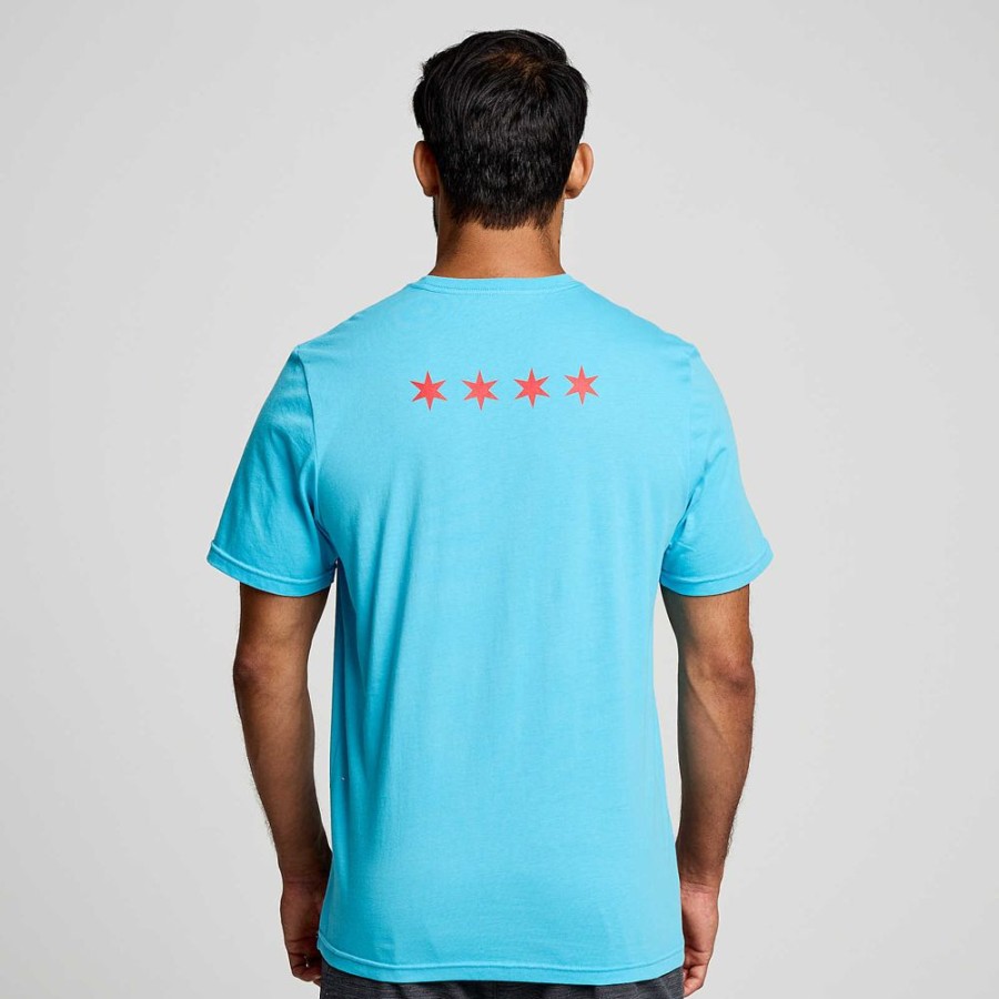 Men Saucony Tops | Men'S Chicago Rested T-Shirt Chicago 2023