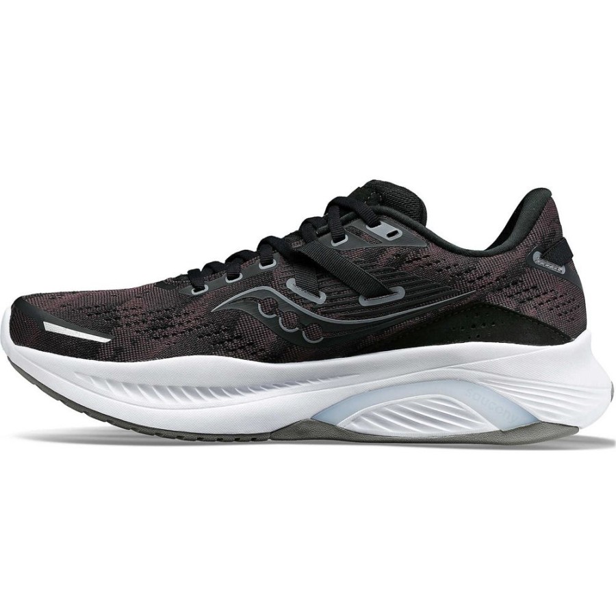 Women Saucony Wide Widths | Women'S Guide 16 Wide Black / White