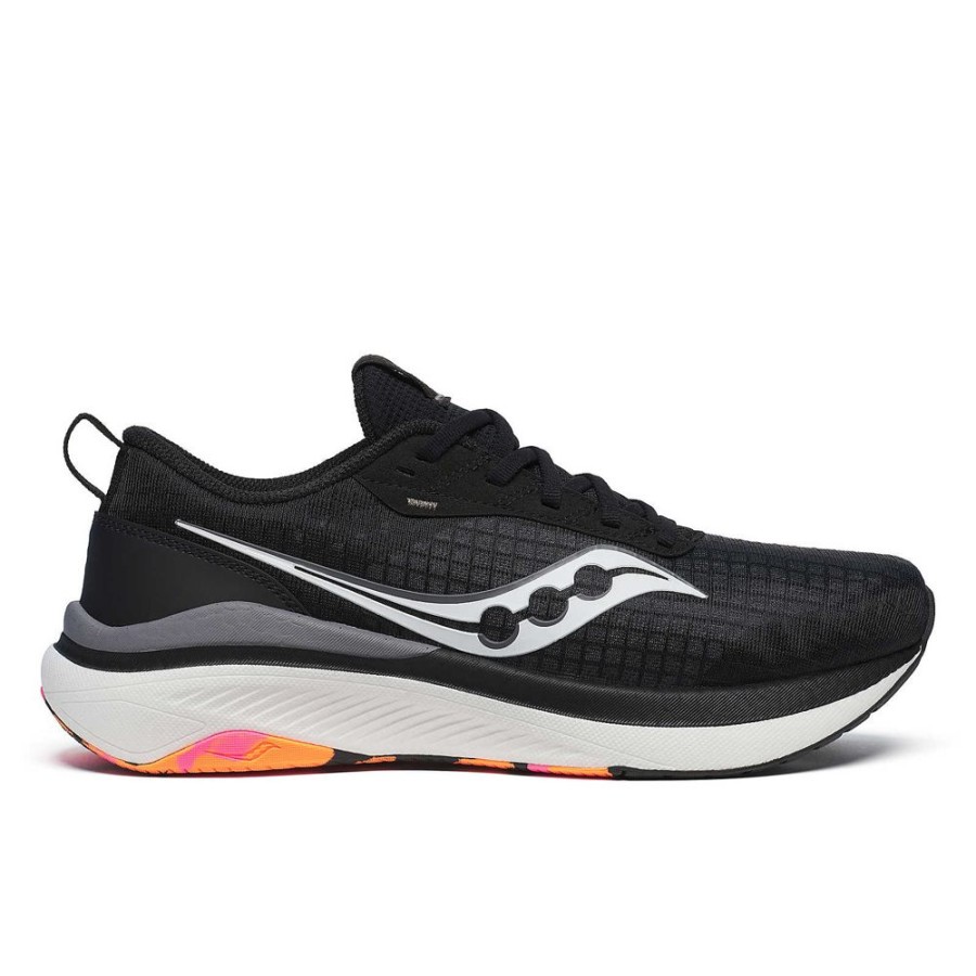 Women Saucony Walking | Women'S Freedom Crossport Black / Vizi