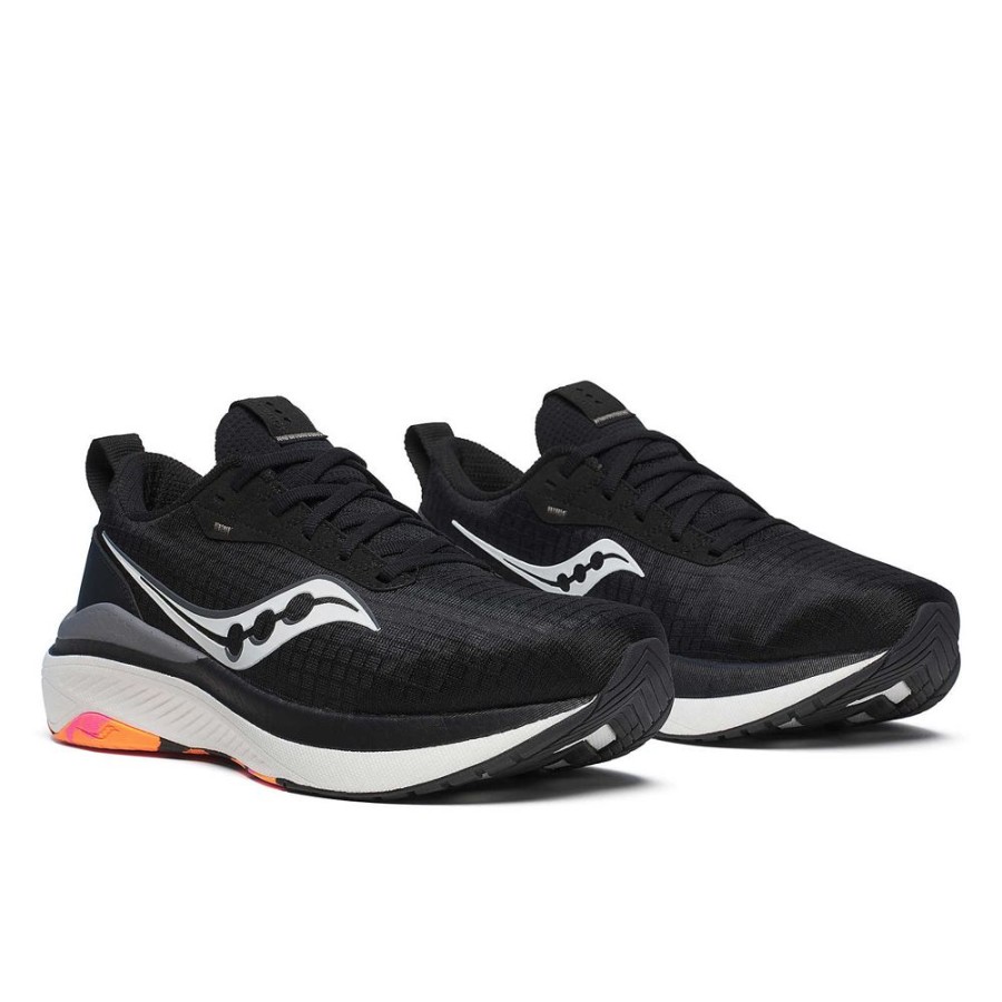 Women Saucony Walking | Women'S Freedom Crossport Black / Vizi