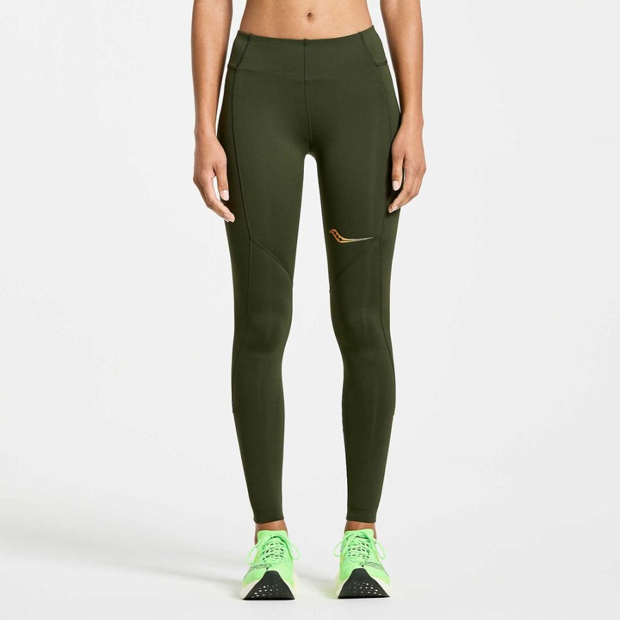 Women Saucony Bottoms | Women'S Elite Tight Umbra