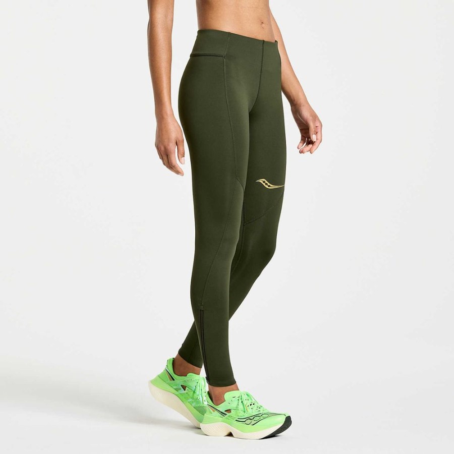 Women Saucony Bottoms | Women'S Elite Tight Umbra