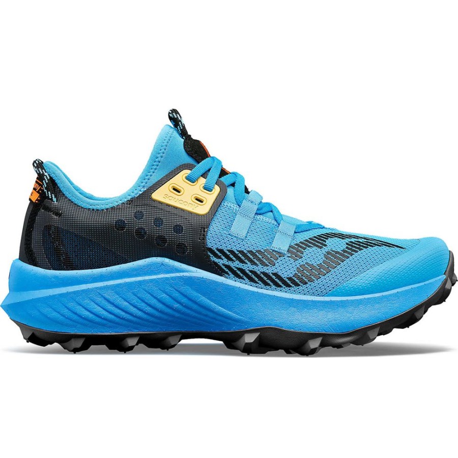 Men Saucony Running | Men'S El Cruce Endorphin Rift Blue / Black